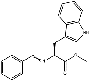 D,L-Tryptophan Methyl Ester, Benzaldimine Struktur