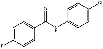 N-(4-chlorophenyl)-4-fluorobenzamide Struktur