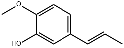 2-Methoxy-5-[(E)-1-propenyl]phenol Struktur