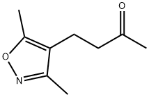 4-(3,5-Dimethyl-4-isoxazolyl)-2-butanone Struktur