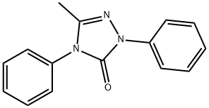 2,4-Dihydro-5-methyl-2,4-diphenyl-3H-1,2,4-triazol-3-one Struktur