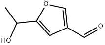 3-Furancarboxaldehyde, 5-(1-hydroxyethyl)- (9CI) Struktur