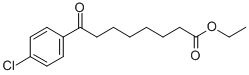 ETHYL 8-(4-CHLOROPHENYL)-8-OXOOCTANOATE Struktur