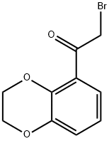 2-BROMO-1-(2,3-DIHYDRO-1,4-BENZODIOXIN-5-YL)-1-ETHANONE Struktur