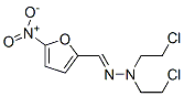 5-Nitro-2-furaldehyde bis(2-chloroethyl)hydrazone Struktur