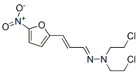 5-Nitro-2-furanacrylaldehyde bis(2-chloroethyl)hydrazone Struktur