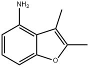 4-Benzofuranamine,  2,3-dimethyl- Struktur