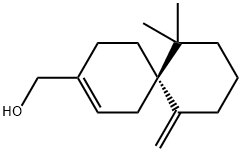 7,7-Dimethyl-11-methylenespiro[5.5]undec-2-ene-3-methanol Struktur