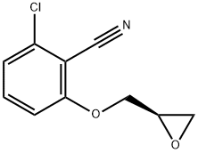 (R)-2-chloro-6-(oxiran-2-ylMethoxy)benzonitrile Struktur