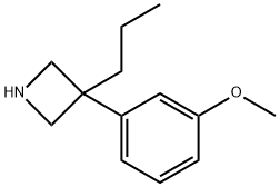 3-(m-Methoxyphenyl)-3-propylazetidine Struktur