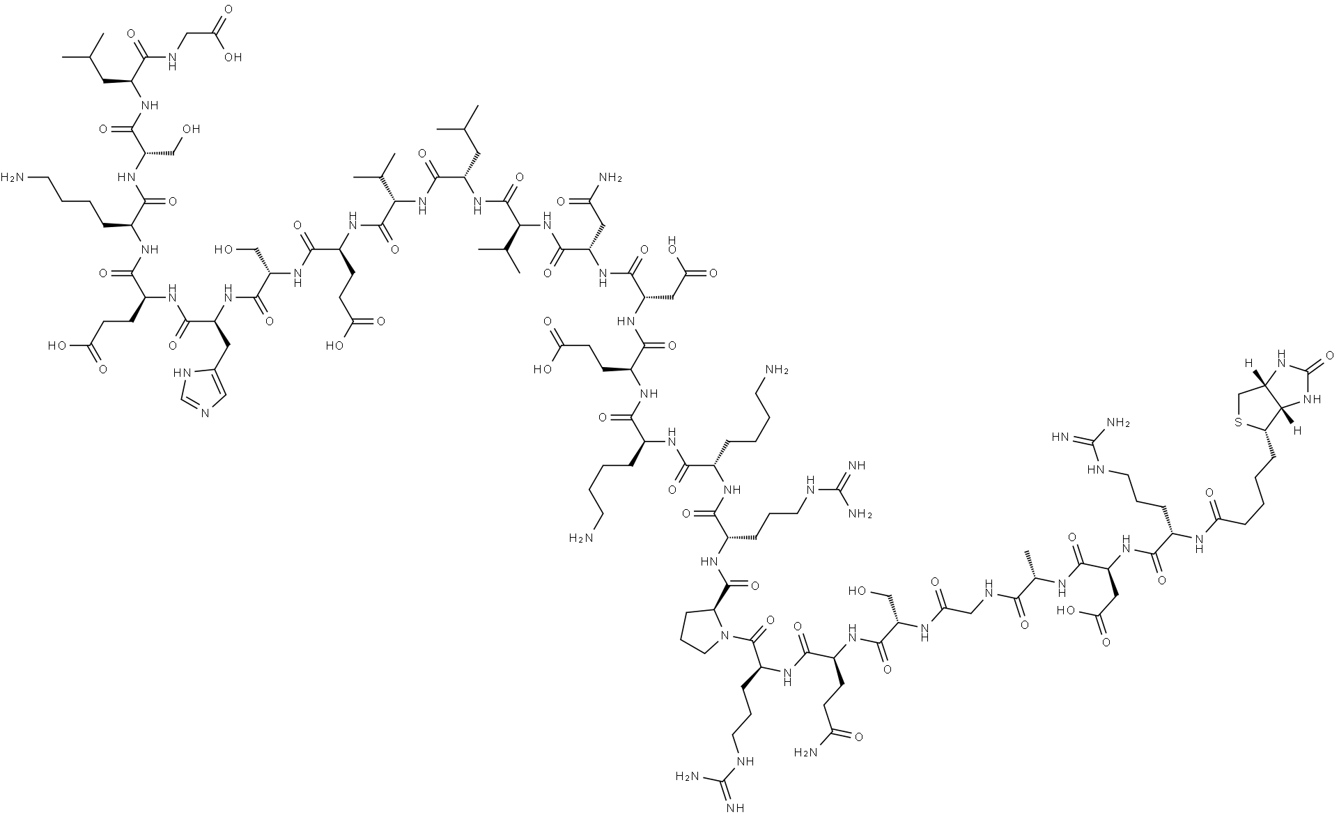 BIOTINYL-PTH (44-68) (HUMAN) Struktur