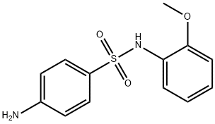 4-AMINO-N-(2-METHOXY-PHENYL)-BENZENESULFONAMIDE Struktur