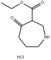 ETHYL 4-OXO-3-AZEPANECARBOXYLATE HCL Struktur