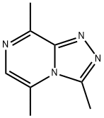 3,5,8-Trimethyl-1,2,4-triazolo[4,3-a]pyrazine Struktur