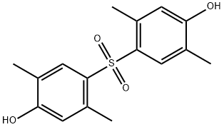 4,4'-Dihydroxy-2,2',5,5'-tetramethyl[sulfonylbisbenzene] Struktur