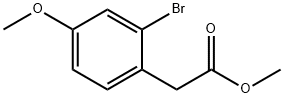 METHYL-2-BROMO-4-METHOXYPHENYLACETATE Struktur