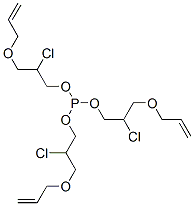 tris[3-(allyloxy)-2-chloropropyl] phosphite  Struktur