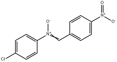 N-(4-Nitrobenzylidene)-4-chloroaniline N-oxide Struktur