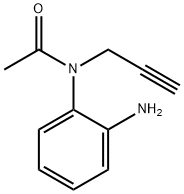 Acetamide,  N-(2-aminophenyl)-N-2-propynyl-  (9CI) Struktur