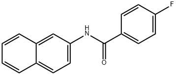 4-FLUORO-2-NAPHTHALENYL-BENZAMIDE Struktur