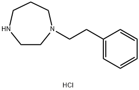 1-(2-phenylethyl)-1,4-diazepane dihydrochloride Struktur