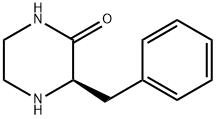 Piperazinone, 3-(phenylmethyl)-, (3R)- (9CI) Structure