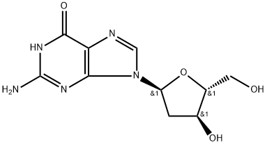 α-2'-Deoxyguanosine Struktur