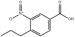 Benzoic acid, 3-nitro-4-propyl- (9CI) Struktur