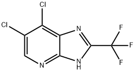 5,7-dichloro-3H-imidazo[4,5-b]pyridine
 Struktur