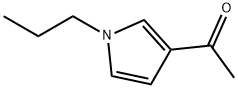 Ethanone, 1-(1-propyl-1H-pyrrol-3-yl)- (9CI) Struktur