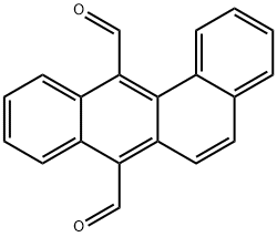 BENZ[A]ANTHRACENE-7,12-DICARBOXALDEHYDE Struktur