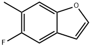 Benzofuran, 5-fluoro-6-methyl- (9CI) Struktur