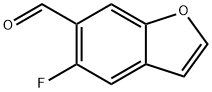 6-Benzofurancarboxaldehyde,  5-fluoro- Struktur