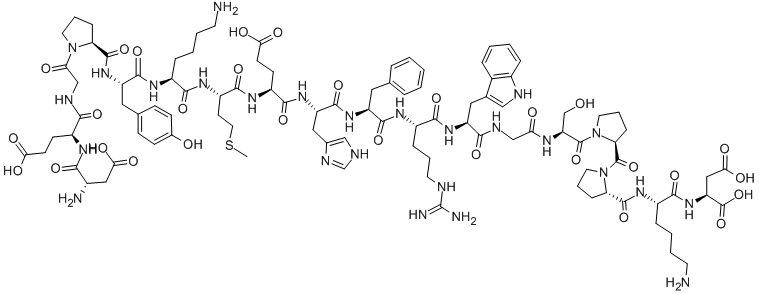 ASP-GLU-GLY-PRO-TYR-LYS-MET-GLU-HIS-PHE-ARG-TRP-GLY-SER-PRO-PRO-LYS-ASP Structure