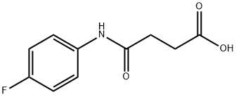 4-(4-FLUOROANILINO)-4-OXOBUTANOIC ACID Struktur