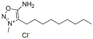 3-methyl-4-nonyl-1-oxa-2-aza-3-azoniacyclopenta-2,4-dien-5-amine chlor ide Struktur