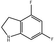 4,6-DIFLUORO-2,3-DIHYDRO-1H-INDOLE HYDROCHLORIDE Struktur