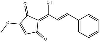 2-[(1Z,2E)-1-Hydroxy-3-phenyl-2-propenylidene]-4-methoxy-4-cyclopentene-1,3-dione