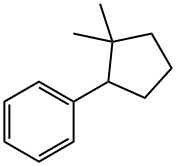 2,2-Dimethylcyclopentylbenzene Struktur