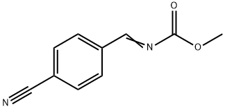 Carbamic  acid,  [(4-cyanophenyl)methylene]-,  methyl  ester  (9CI) Struktur