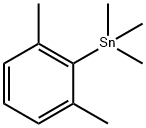 2,6-Dimethylphenyltrimethylstannane Struktur