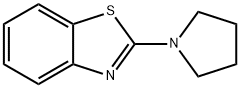 Benzothiazole, 2-(1-pyrrolidinyl)- (8CI,9CI) Struktur