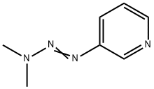 1-(3-pyridyl)-3,3-dimethyltriazene Struktur