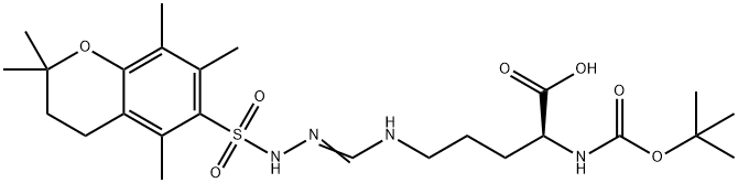 BOC-ARG(PMC)-OH Struktur