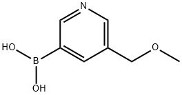 5-(METHOXYMETHYL)-3-PYRIDINYL BORONIC ACID Struktur