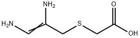 Acetic  acid,  [(2,3-diamino-2-propenyl)thio]-  (9CI) Struktur