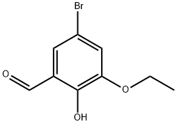 5-BROMO-3-ETHOXY-2-HYDROXYBENZALDEHYDE Struktur