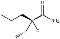 Oxiranecarboxamide, 3-methyl-2-propyl-, (2R-cis)- (9CI) Struktur