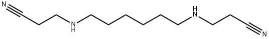 3-[6-(2-CYANO-ETHYLAMINO)-HEXYLAMINO]-PROPIONITRILE Struktur