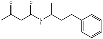 N-(4-phenylbutan-2-yl) 3-oxobutanamide Struktur